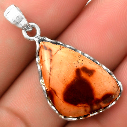Natural Indian Paint Gemstone Pendant P-1624 SDP117608