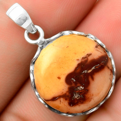 Natural Indian Paint Gemstone Pendant P-1624 SDP117613