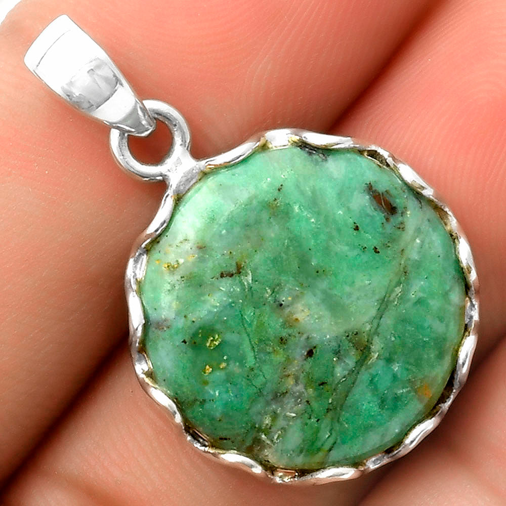 Natural Larsonite Jasper Pendant P-1624 SDP117621