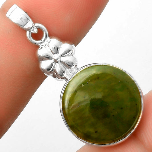 Natural Chrome Chalcedony Pendant P-1308 SDP117625
