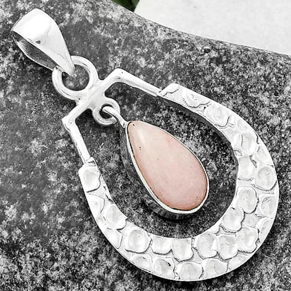 Natural Pink Scolecite Pendant P-1343 SDP118140
