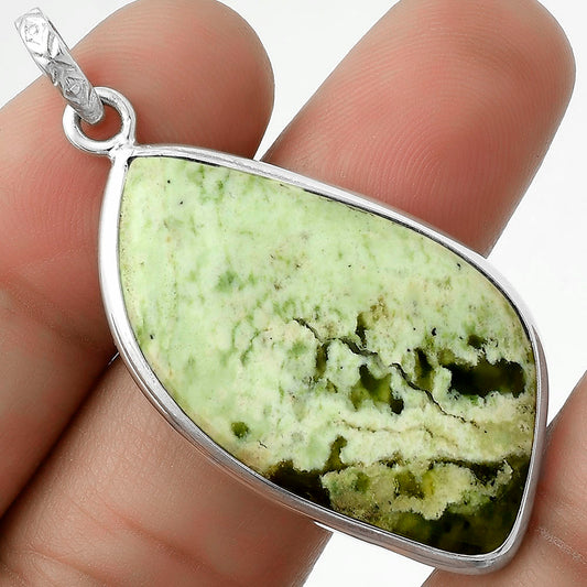 Natural Chrome Chalcedony Pendant P-1001 SDP118195