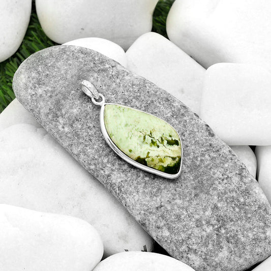 Natural Chrome Chalcedony Pendant P-1001 SDP118195