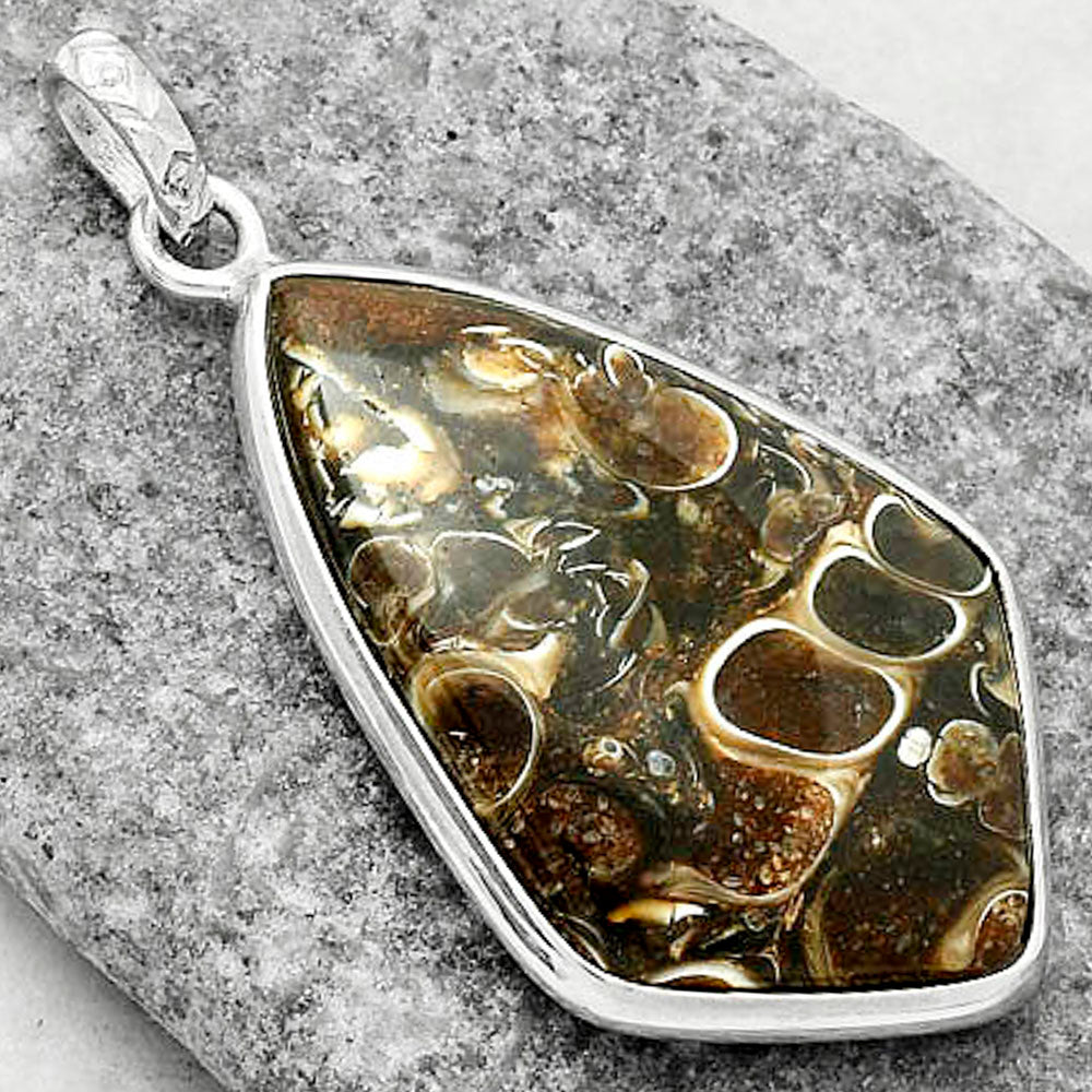 Natural Turtella Jasper - USA Pendant P-1001 SDP118229