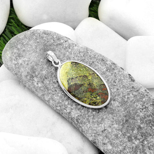 Dragon Blood Stone - South Africa Pendant P-1001 SDP118232