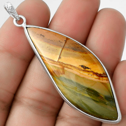 Natural Polygram Jasper Pendant P-1001 SDP118239