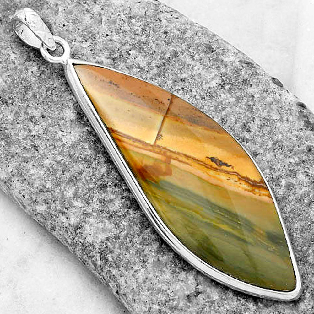 Natural Polygram Jasper Pendant P-1001 SDP118239