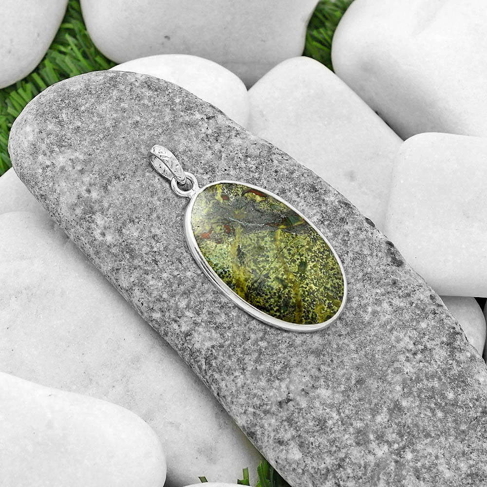 Dragon Blood Stone - South Africa Pendant P-1001 SDP118268