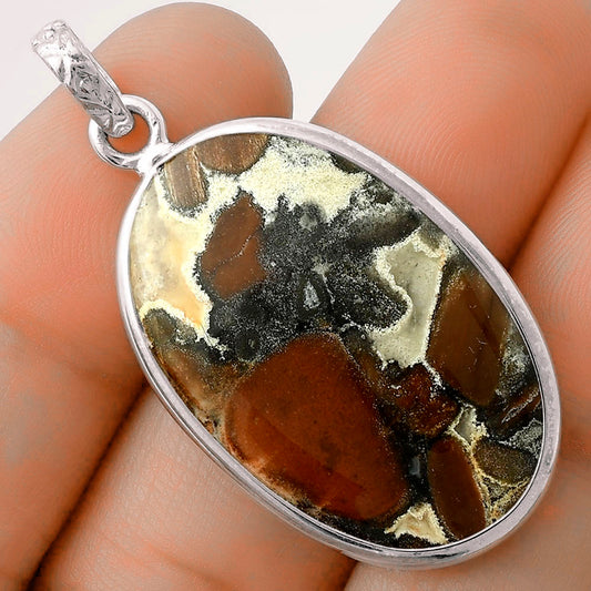 Natural Tabu Jasper Pendant P-1001 SDP118294