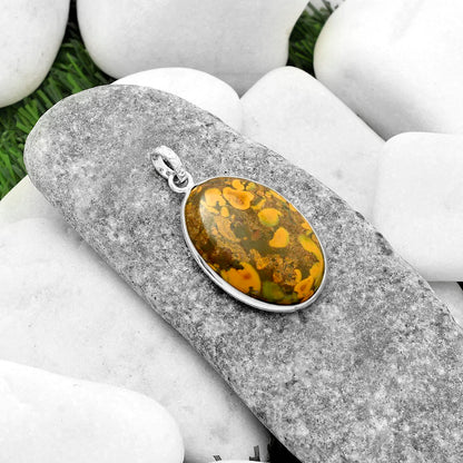 Natural Bamboo Jasper Pendant P-1001 SDP118296