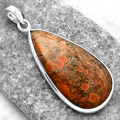 Natural Leopard Skin Jasper Pendant P-1001 SDP118303