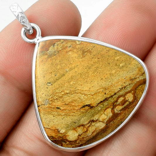 Natural Picture Jasper Pendant P-1001 SDP118317