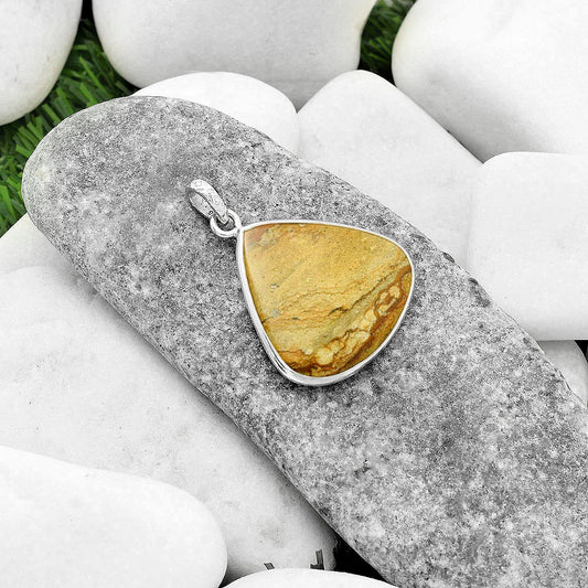 Natural Picture Jasper Pendant P-1001 SDP118317