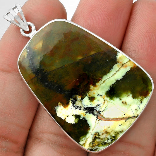 Natural Chrome Chalcedony Pendant P-1001 SDP118425