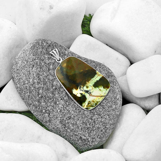 Natural Chrome Chalcedony Pendant P-1001 SDP118425