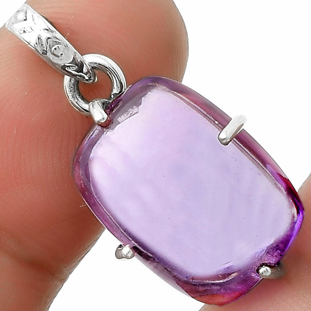 Natural Amethyst Cab - Brazil Pendant P-1013 SDP118464