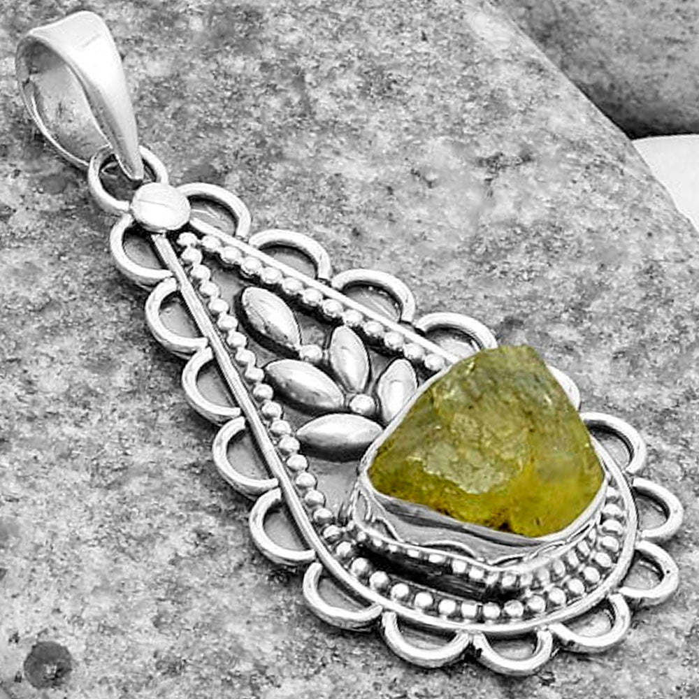 Natural Rare Kornerupine Rough Pendant P-1033 SDP118618