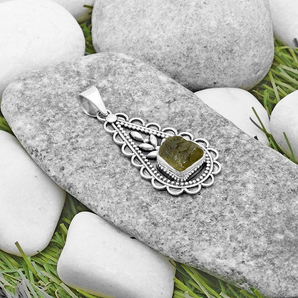 Natural Rare Kornerupine Rough Pendant P-1033 SDP118620