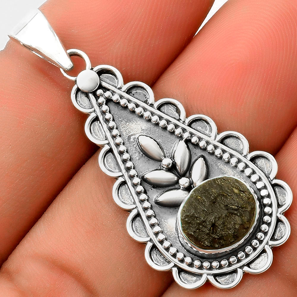 Natural Tektite Rough - Greek Pendant P-1033 SDP118621