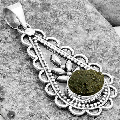 Natural Tektite Rough - Greek Pendant P-1033 SDP118621