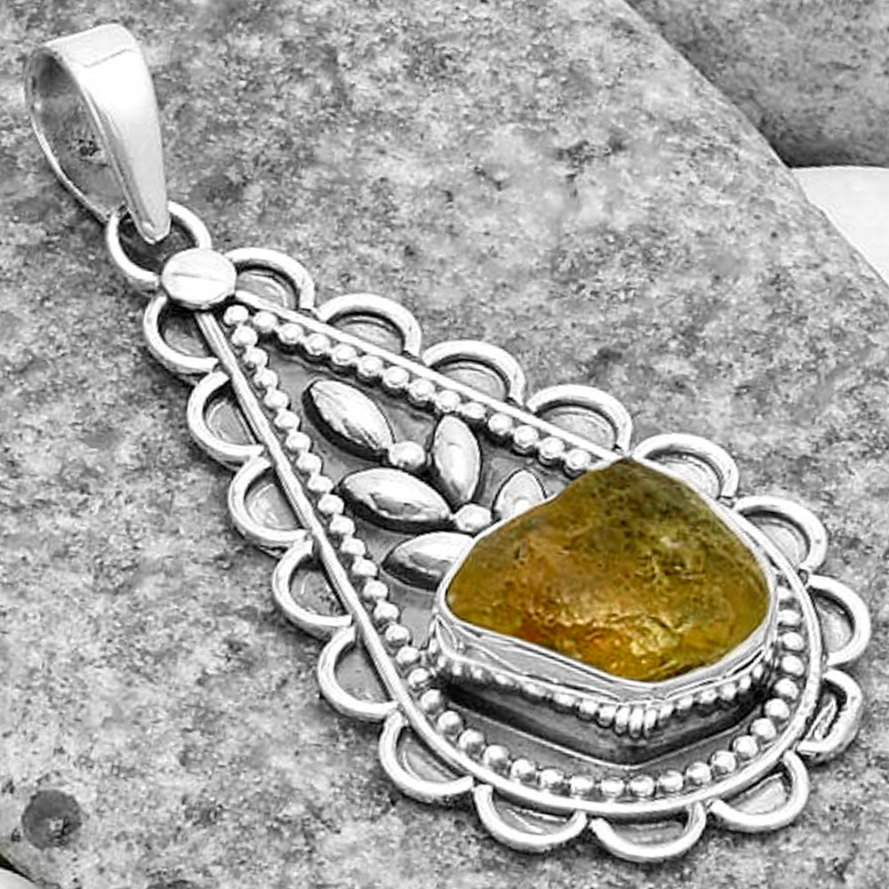 Natural Rare Kornerupine Rough Pendant P-1033 SDP118636
