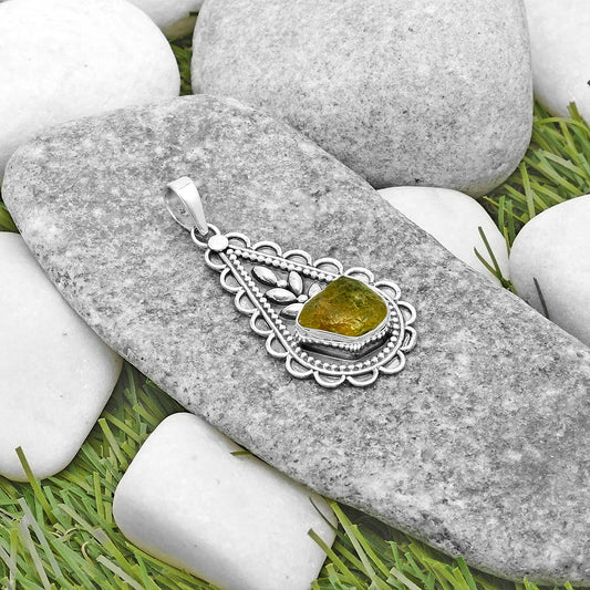 Natural Rare Kornerupine Rough Pendant P-1033 SDP118636