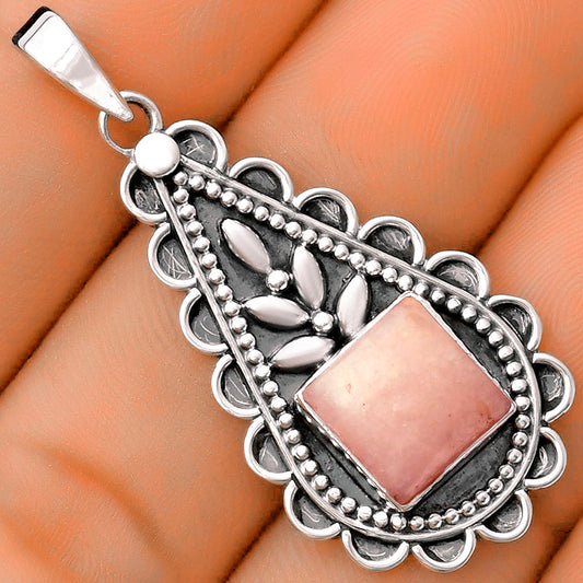 Natural Pink Scolecite Pendant P-1033 SDP118642