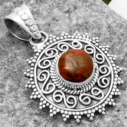 Filigree - Rare Cady Mountain Agate Pendant P-1214 SDP118663