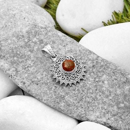 Filigree - Rare Cady Mountain Agate Pendant P-1214 SDP118663