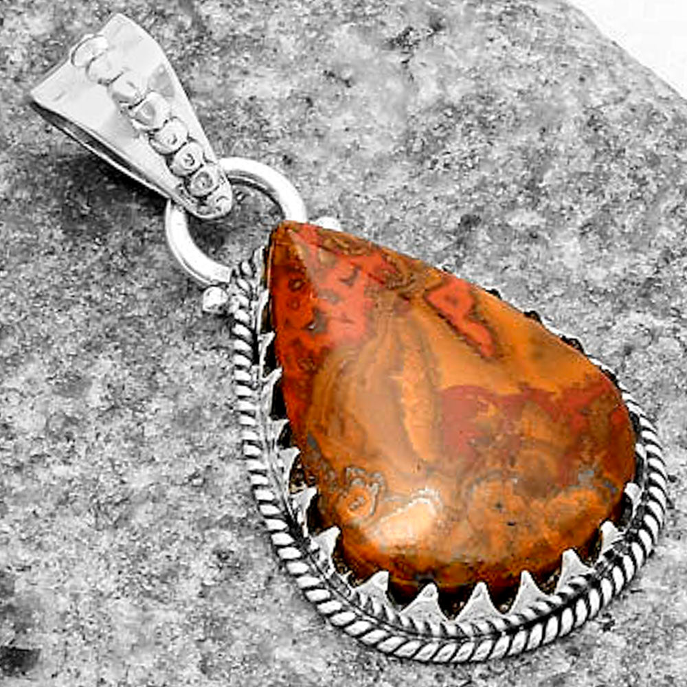Natural Rare Cady Mountain Agate Pendant P-1515 SDP118697