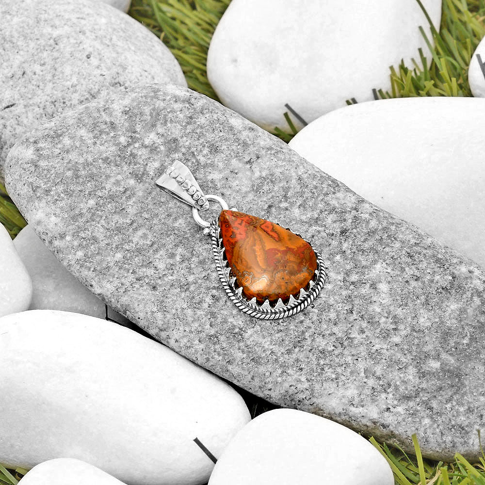 Natural Rare Cady Mountain Agate Pendant P-1515 SDP118697