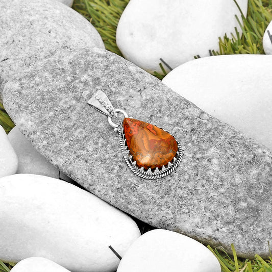 Natural Rare Cady Mountain Agate Pendant P-1515 SDP118697