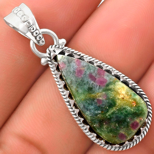 Natural Ruby In Fuchsite Pendant P-1515 SDP118714