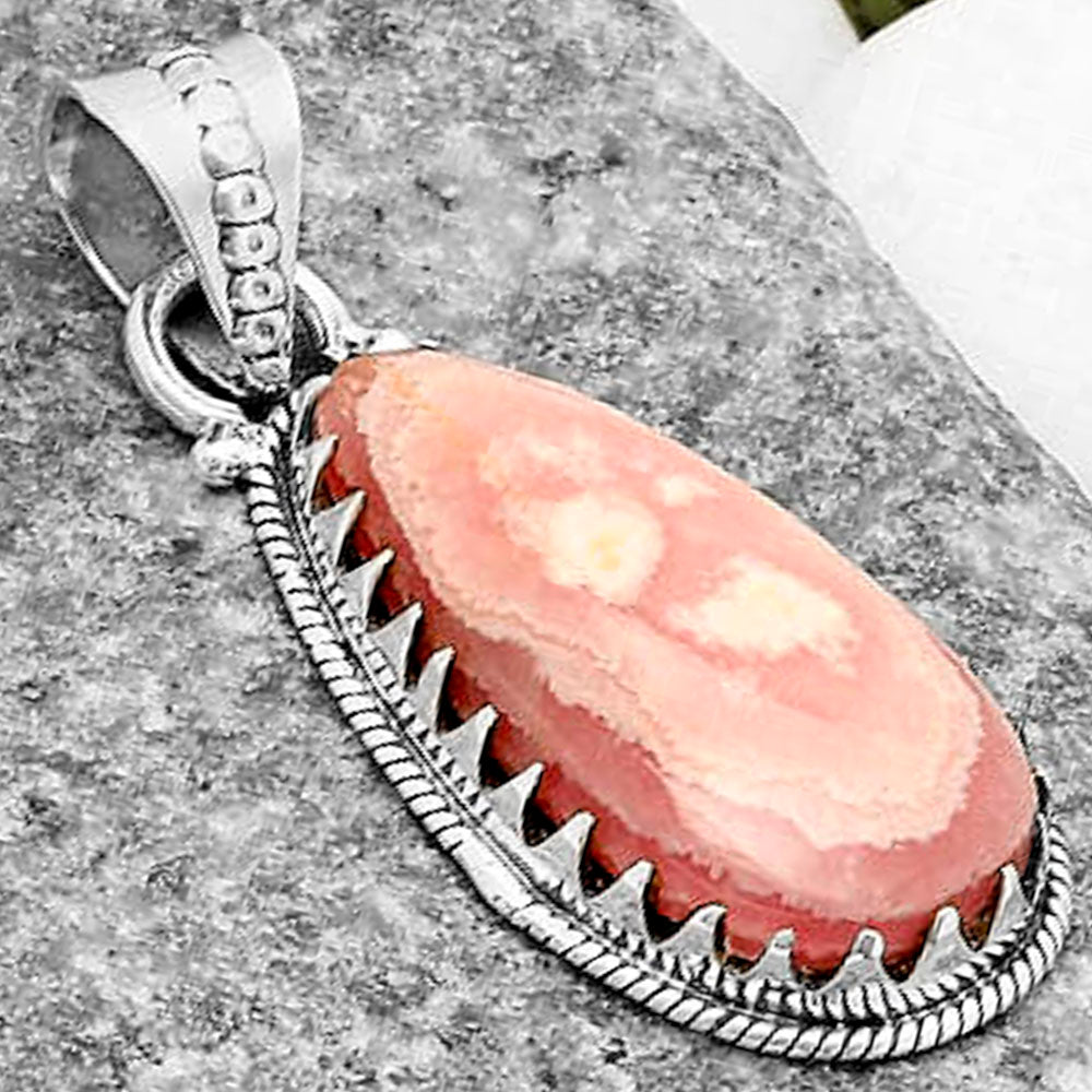 Natural Rhodochrosite Argentina Pendant P-1515 SDP118716