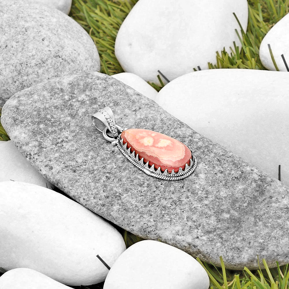 Natural Rhodochrosite Argentina Pendant P-1515 SDP118716