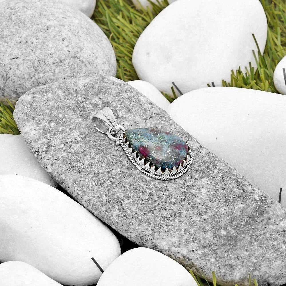 Natural Ruby In Kyanite Pendant P-1515 SDP118718