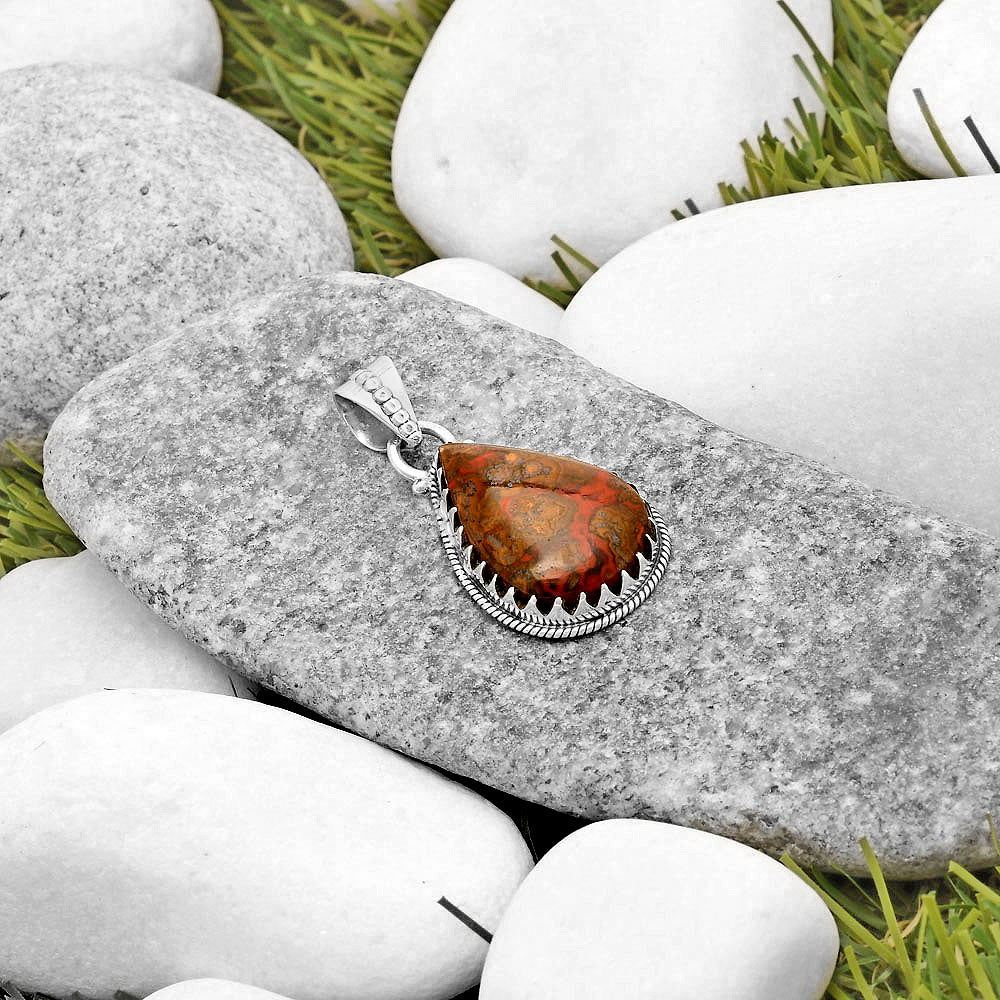 Natural Rare Cady Mountain Agate Pendant P-1515 SDP118719