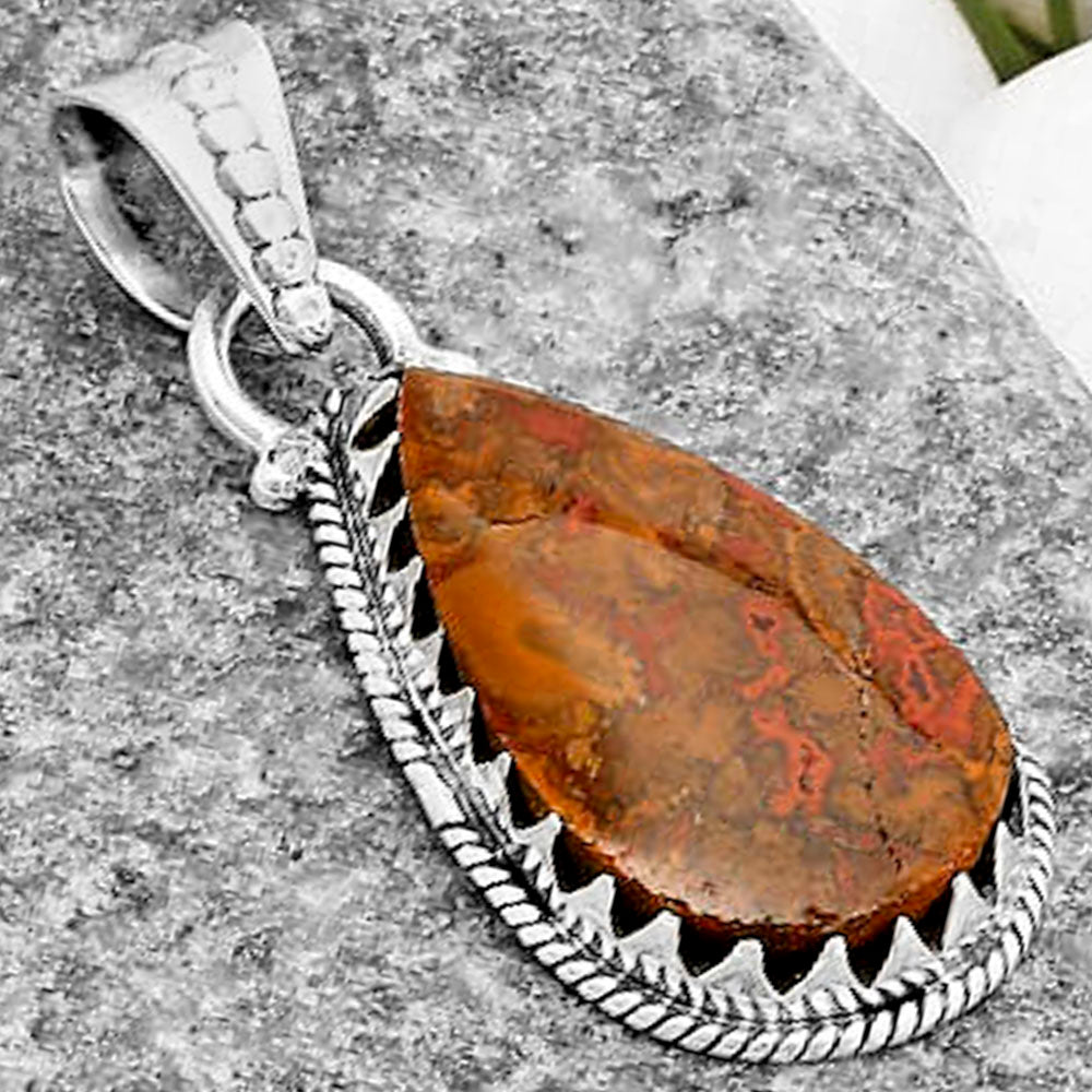 Natural Rare Cady Mountain Agate Pendant P-1515 SDP118728