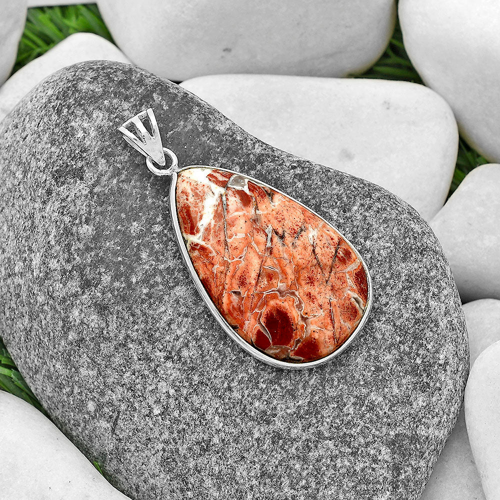 Natural Rosetta Picture Jasper Pendant P-1001 SDP118948