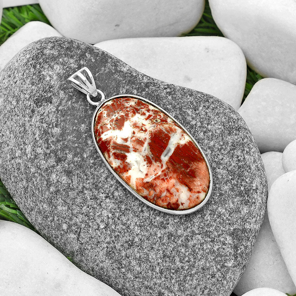 Natural Rosetta Picture Jasper Pendant P-1001 SDP118953