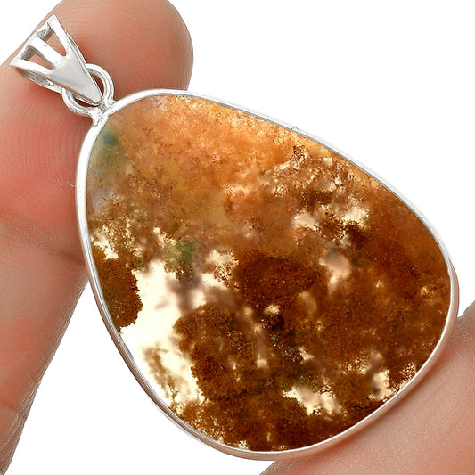 Natural Texas Moss Agate Pendant P-1001 SDP118983