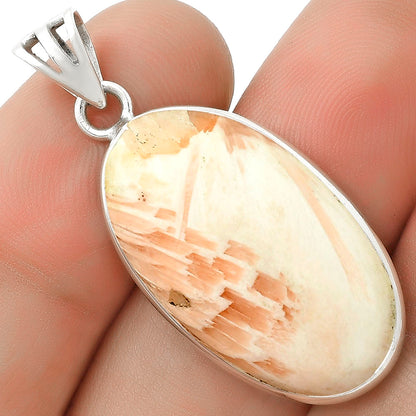 Natural Orange Scolecite - India Pendant P-1001 SDP118994