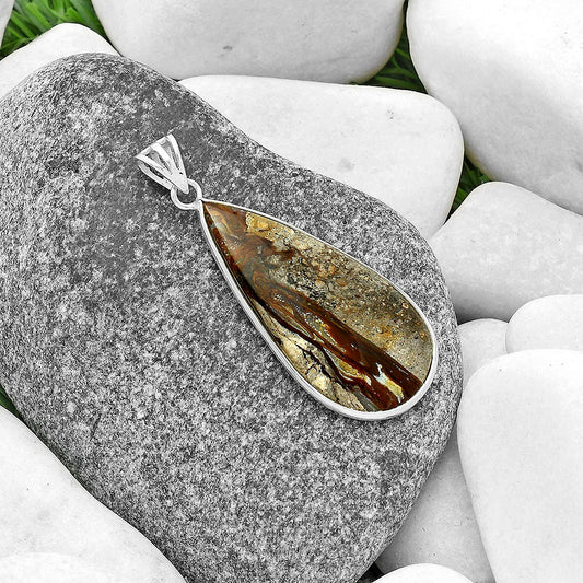 Natural Rock Calcy Pendant P-1001 SDP119023
