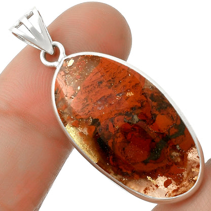 Natural Red Brecciated Jasper Pendant P-1001 SDP119041