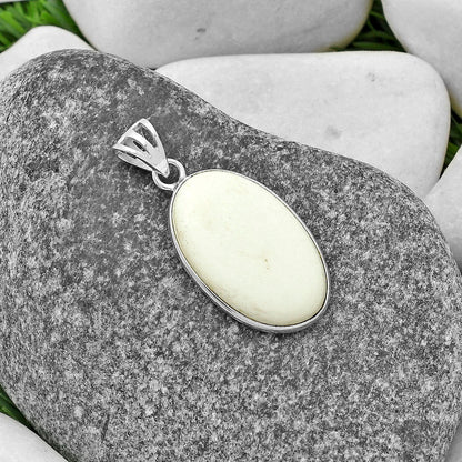 Natural White Scolecite Pendant P-1001 SDP119067