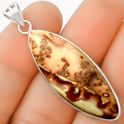 Natural Coffee Bean Jasper Pendant P-1001 SDP119115
