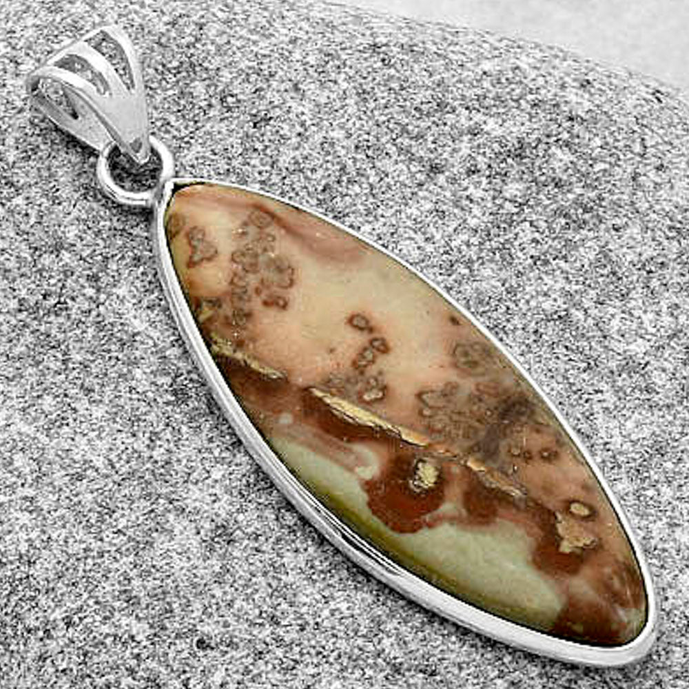 Natural Coffee Bean Jasper Pendant P-1001 SDP119115