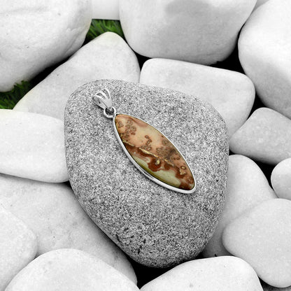 Natural Coffee Bean Jasper Pendant P-1001 SDP119115