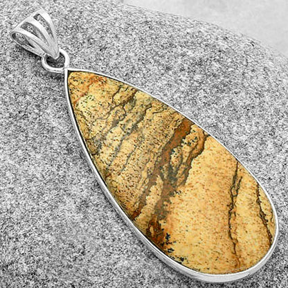 Natural Picture Jasper Pendant P-1001 SDP119116