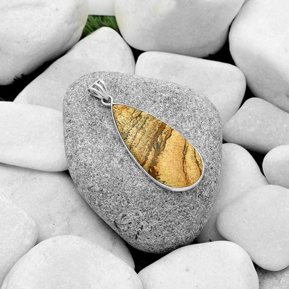 Natural Picture Jasper Pendant P-1001 SDP119116